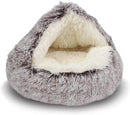 Cama de Pelúcia Estilo Caverna