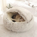 Cama de Pelúcia Estilo Caverna