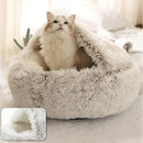 Cama de Pelúcia Estilo Caverna