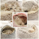 Cama de Pelúcia Estilo Caverna